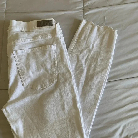 Agolde Sophie crop distressed denim - Picture 2 of 7